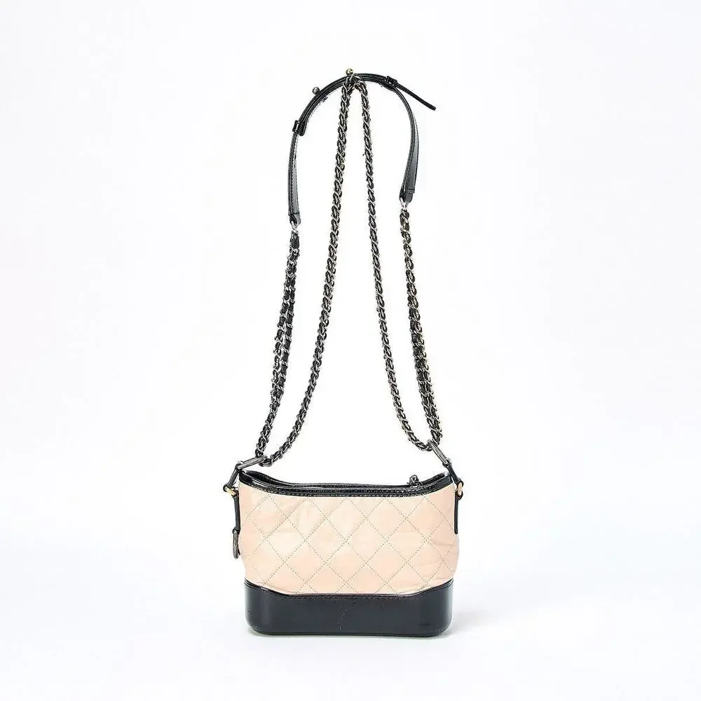Chanel Gabriel Small 2017 Shoulder Bag Beige